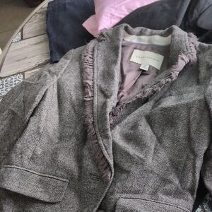 Banana Republic Textured Gray Jacket